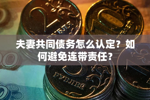 北京夫妻共同债务怎么认定？如何避免连带责任？
