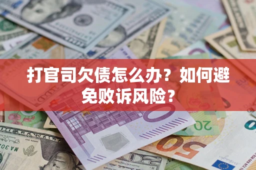 北京打官司欠债怎么办？如何避免败诉风险？