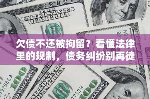 北京欠债不还被拘留？看懂法律里的规制，债务纠纷别再徒劳奔波