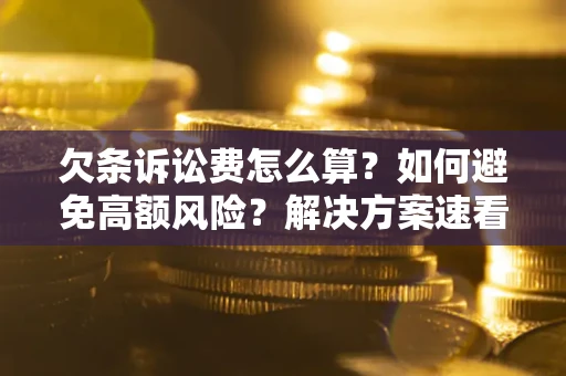 北京欠条诉讼费怎么算？如何避免高额风险？解决方案速看！