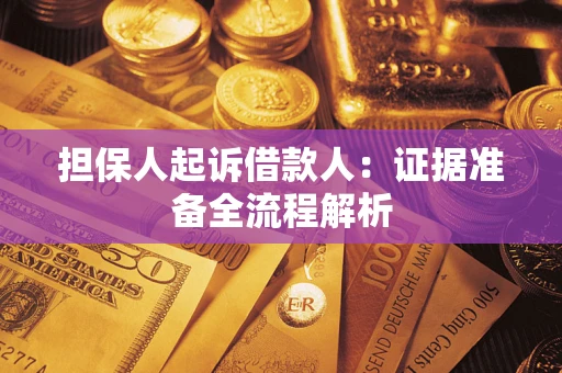 北京担保人起诉借款人：证据准备全流程解析