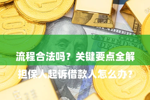 北京

担保人起诉借款人怎么办？流程合法吗？关键要点全解析