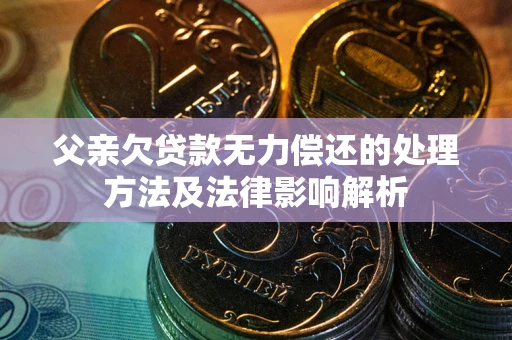 北京父亲欠贷款无力偿还的处理方法及法律影响解析