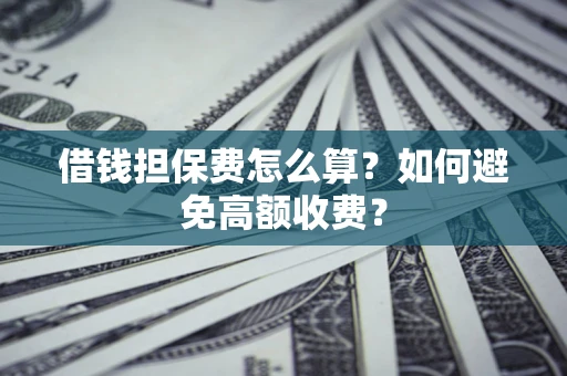 北京借钱担保费怎么算？如何避免高额收费？